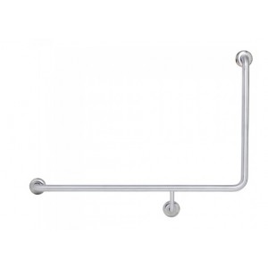 Care Accessible 90° Left-Hand Grab Rail, 960 X 600mm